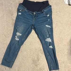 Full Panel Maternity Rockstar Skinny Jeans